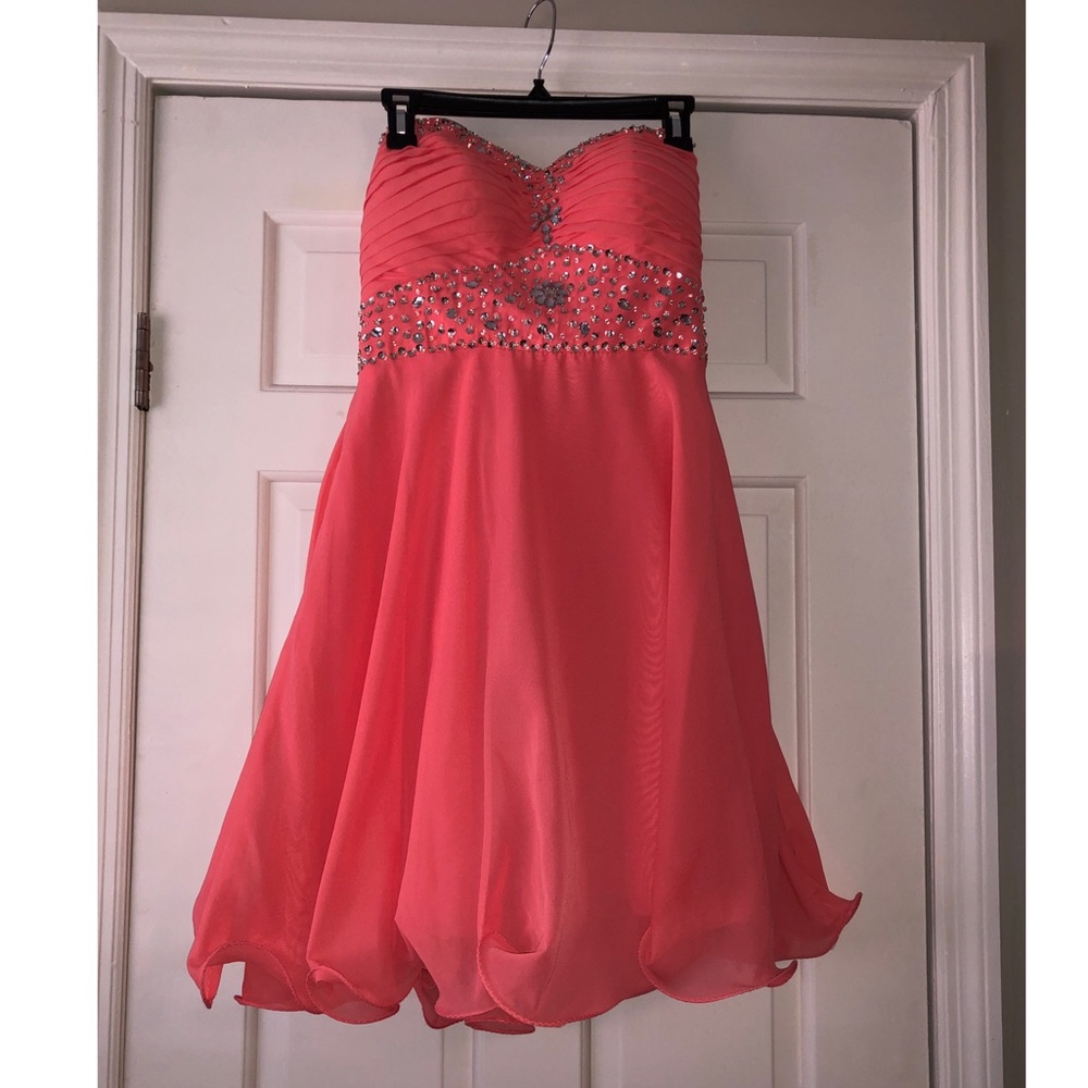 Coral prom/ formal dress!!